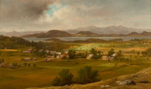 Vue de Charlotte et du lac Champlain - Daniel Folger Bigelow