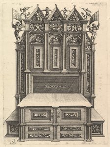 Conception pour un lit, 1527 - Daniel Hopfer
