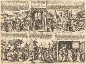 Jésus-Christ donnant la mission aux apôtres et autres scènes du Nouveau Testament
