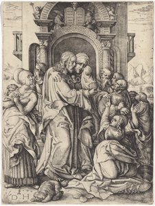 La Vierge Marie prenant congé du Christ