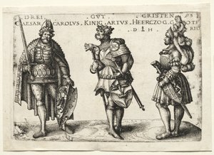 Trois chrétiens dignes, après 1516 - Daniel Hopfer