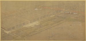 Planche 114 de The Plan of Chicago, 1909 : Chicago. Boulevard et promenade proposés sur Michigan Avenue et Pine Street - Daniel Hudson Burnham