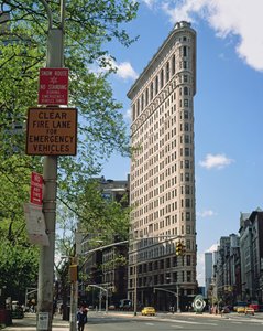 Le Flatiron Building, achevé en 1902
