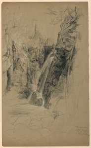 Une cascade - Daniel Huntington