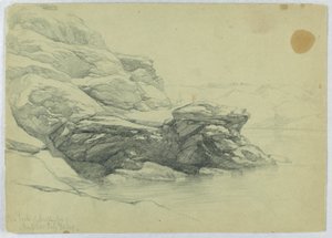 Crique derrière le fort Dumpling, Newport - Daniel Huntington
