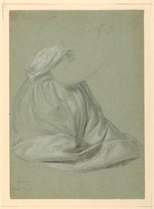 Étude de draperie pour "Une Madeleine"