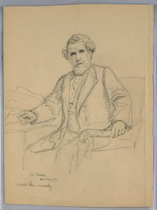 Dessin, Charles J. Martin pour le, 20 décembre 1878 - Daniel Huntington