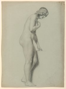 Dessin, Nu féminin, 1858 - Daniel Huntington