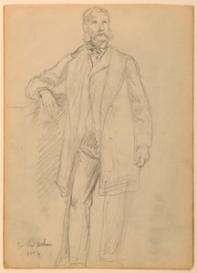 Dessin, Président Chester A. Arth, 1884 - Daniel Huntington