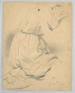 Dessin, étude pour "Communion of t", 1846 - Daniel Huntington