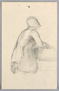 Dessin, étude pour le "Groupe scientifique", 1858 - Daniel Huntington
