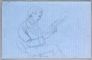 Dessin, étude pour le "Groupe scientifique", 1858 - Daniel Huntington