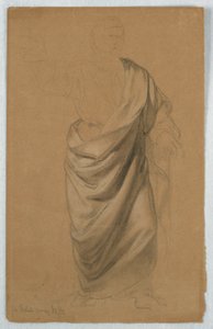 Dessin, étude pour "Tribute Money", juillet 1852 - Daniel Huntington