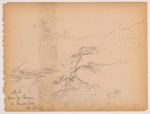 Trajet de Chocorua à Knowles Pond - Daniel Huntington
