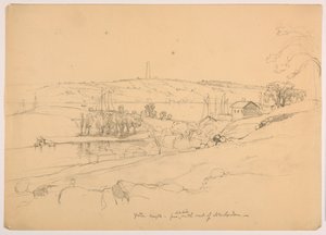 Groton Heights depuis la colline au nord-est de New London - Daniel Huntington