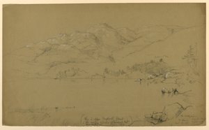 Esquisse de paysage, Mont Desert, Maine - Daniel Huntington