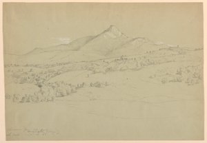 Mont Chocorua depuis la colline près du village de Tamworth - Daniel Huntington