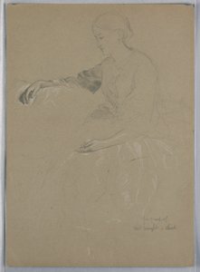 Mme William Wright et enfant