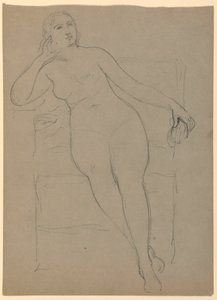 Femme nue assise - Daniel Huntington