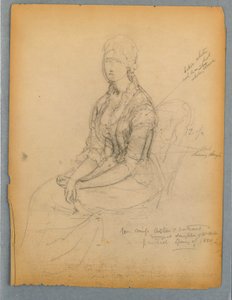 Esquisse pour le portrait de Mlle Astor - Daniel Huntington