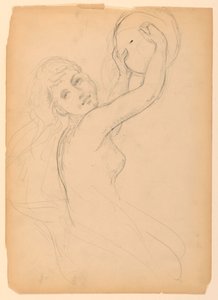 Esquisse pour une bacchante - Daniel Huntington