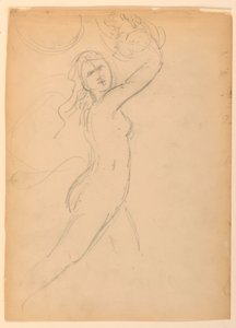 Esquisse pour une Bacchante - Daniel Huntington