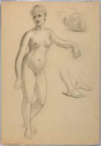 Femme nue debout