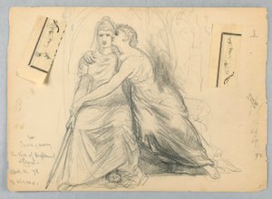 Étude pour Justice et Miséricorde, Le Baiser de la Droiture et de la Paix