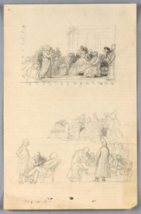 Étude pour "Groupe scientifique" - Daniel Huntington