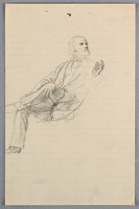 Étude pour "Groupe Scientifique" - Daniel Huntington