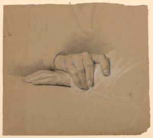 Étude de Mains pour une Femme Âgée dans "Communion des Malades"