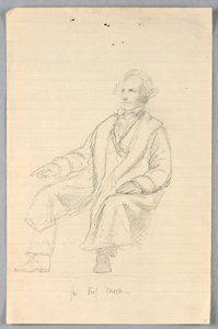Étude de Samuel F. B. Morse pour "Groupe scientifique" - Daniel Huntington