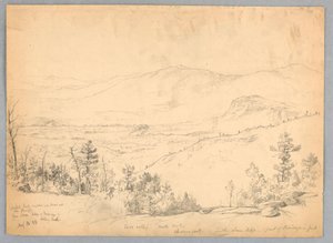 Vue vers le sud depuis le mont Kearsarge, New Hampshire - Daniel Huntington