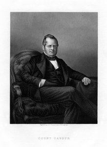 Comte Camillo Benso di Cavour, homme politique italien, 19e siècle