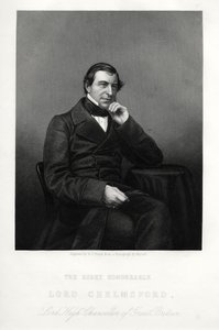 Frederic Thesiger, 1er Baron Chelmsford, juriste et politicien anglais, vers 1880 - Daniel John Pound