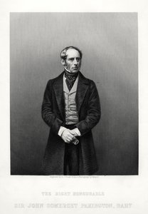 John Somerset Pakington, 1er Baron Hampton, homme politique anglais, vers 1880 - Daniel John Pound