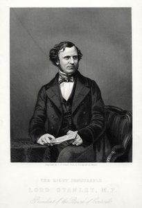 Le très honorable Edward Henry Stanley, 15e comte de Derby, homme d
