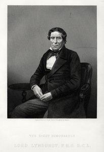 Le très honorable John Singleton Copley, Lord Chancelier et politicien, vers 1880 - Daniel John Pound