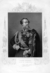 Victor Emmanuel, roi de Sardaigne, 19e siècle - Daniel John Pound