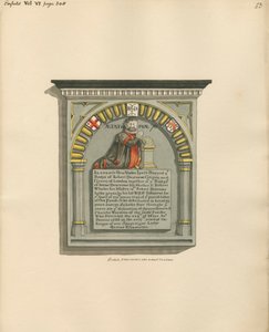 Mémorial à Robert Diecrowe et Joan Diecrowe sa mère et Robert Wheter son maître d