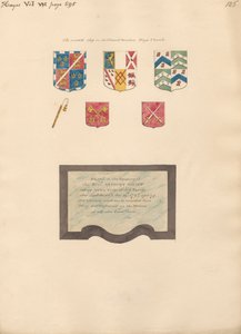 Vitrail ancien dans la fenêtre de la chapelle et mémorial au révérend Anthony Hilton de Hayes - Daniel Lysons
