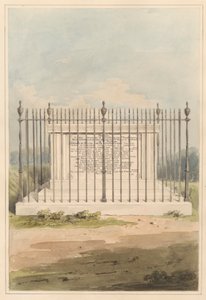 Les environs de Londres : Tombe de George Earl de Macartney, du cimetière de l