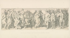 Morcar, élu comte de Northumbrie, à la place de Tostig, Harold médite avec les Nuneios de l