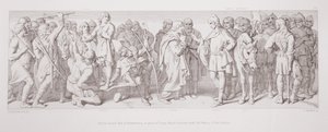 Morcar, élu comte de Northumbrie, à la place de Tostig, Harold médie avec les Nuncois de l
