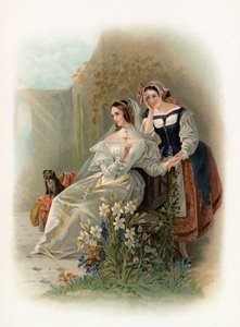 Olivia et Maria de La Nuit des rois - Daniel Maclise