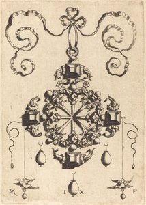 Grand pendentif en forme de roue - Daniel Mignot