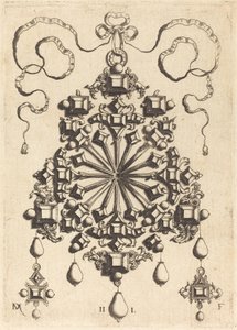 Grand Pendentif avec Étoile au Centre - Daniel Mignot