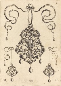 Un grand et deux petits pendentifs en orfèvrerie - Daniel Mignot