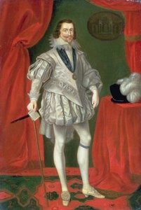 Portrait de George Villiers, 1er duc de Buckingham - Daniel Mytens
