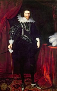 Portrait de George Villiers, 1er Duc de Buckingham - Daniel Mytens